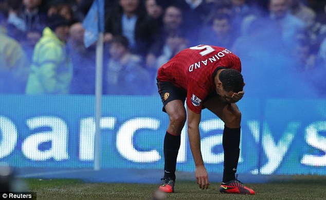 insident pertandingan MU vs City 9 Des 2012