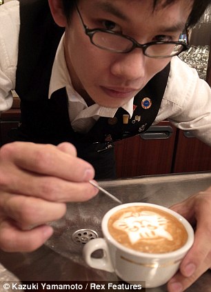==Arty latte:mengubah kopi menjadi patung 3D==