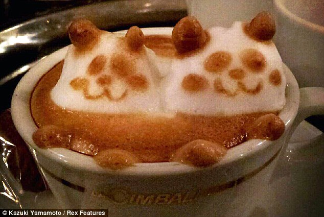 ==Arty latte:mengubah kopi menjadi patung 3D==