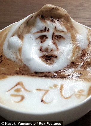 ==Arty latte:mengubah kopi menjadi patung 3D==