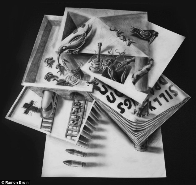karya seni gambar 3d yang kerenn