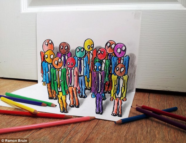 karya seni gambar 3d yang kerenn
