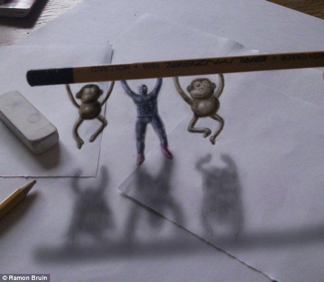 karya seni gambar 3d yang kerenn