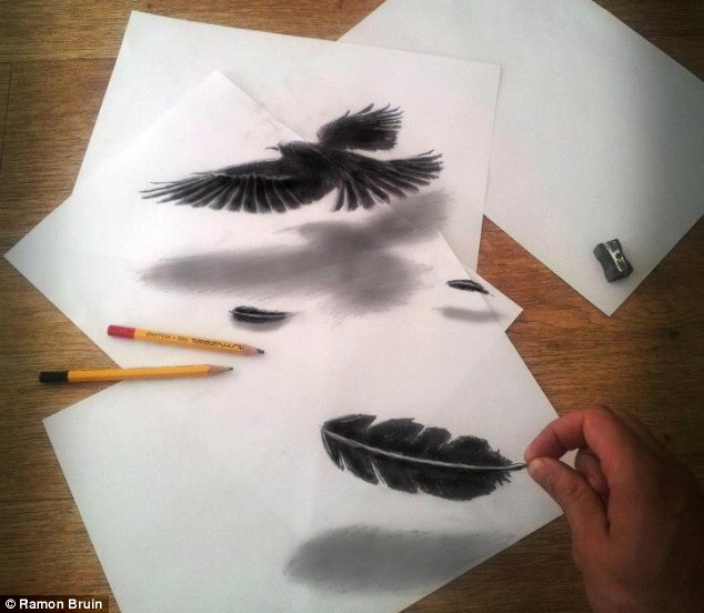 karya seni gambar 3d yang kerenn