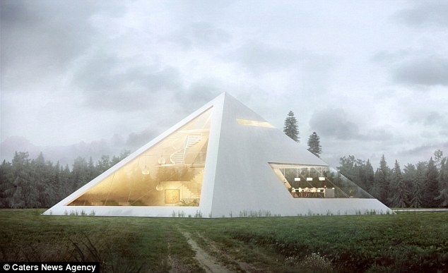 PIC) Desain Rumah Masa Depan Piramida Futuristik Abad-21