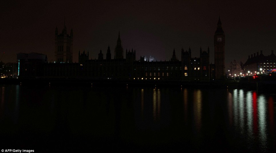 PEMANDANGAN DUNIA SAAT EARTH HOUR