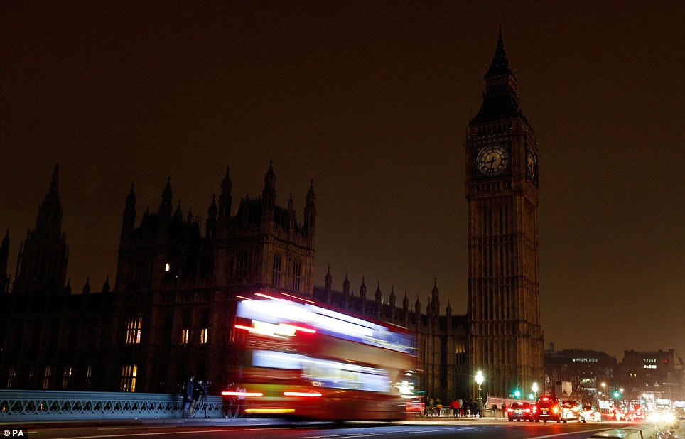 PEMANDANGAN DUNIA SAAT EARTH HOUR