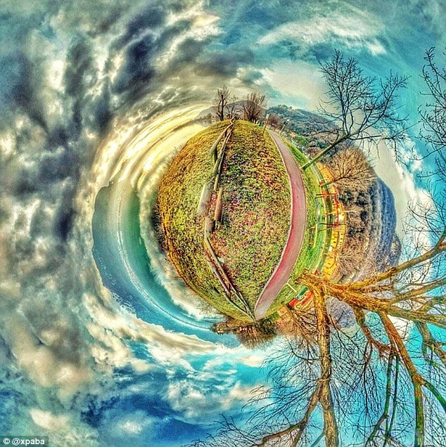 Apa dunia kecil! Fotografer menangkap panorama 360 derajat yang menakjubkan 