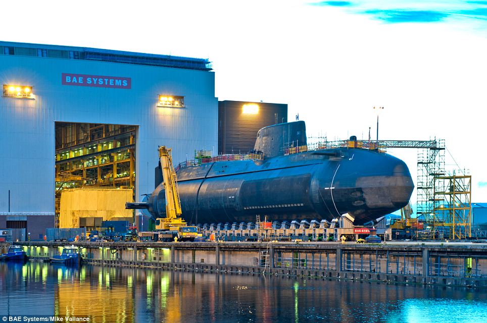 BAE Systems launches new Royal Navy submarine