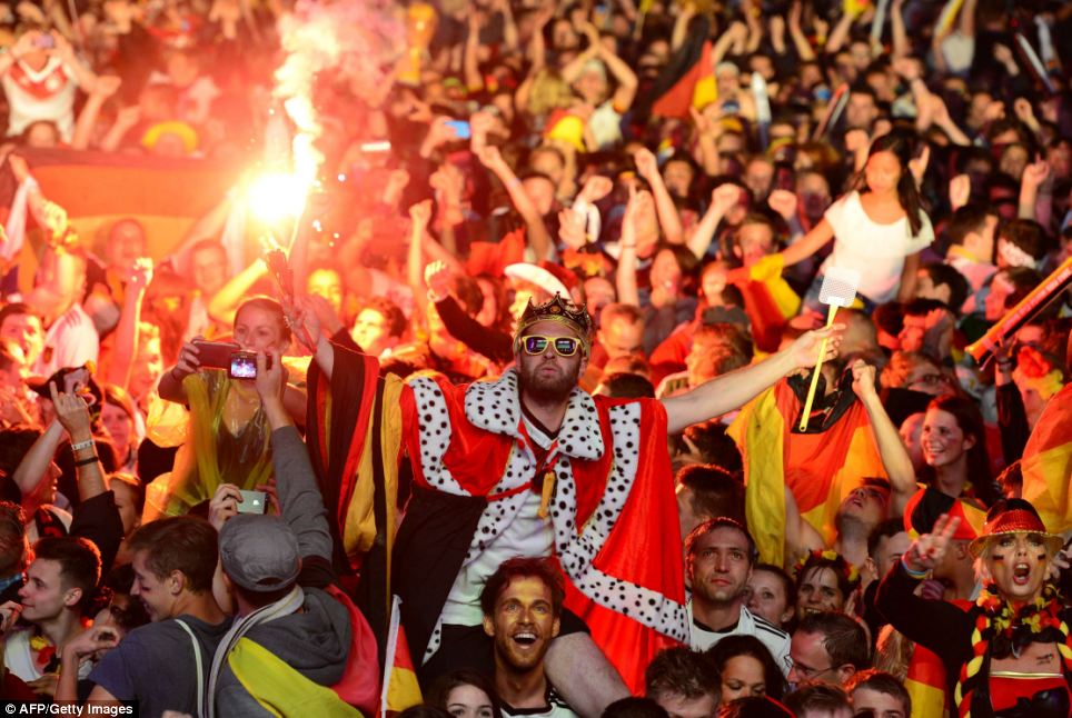 &#91;FULL PICS&#93; Luapan Kegembiraan Jerman Dalam Piala Dunia 2014