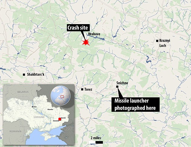 Foto, Detik-detik Saat Rudal Yang Menghancurkan MH17 di Tembak Ke Udara