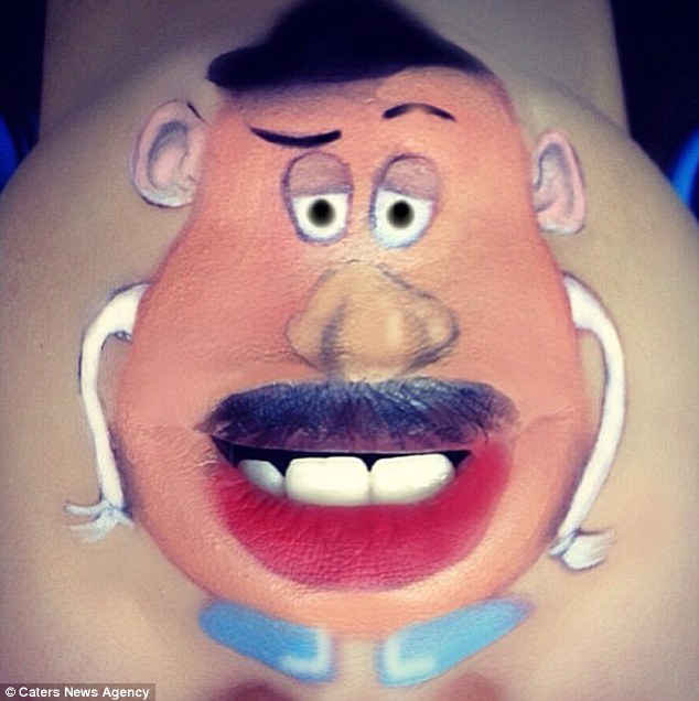 [FOTO] Lip art, sulap bibir jadi karakter imut