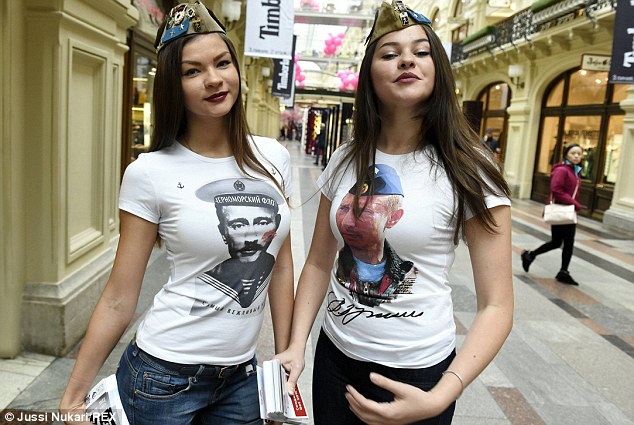 Happy birthday Mr President: Russians celebrate Putin's 62nd birthday with novelty T-