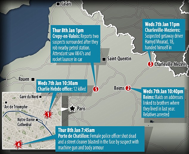 BREAKING NEWS: New terror on streets of Paris as gunman takes 'woman and four childre