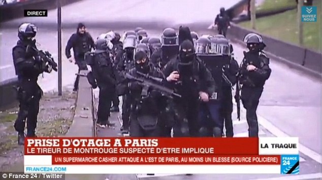 BREAKING NEWS: New terror on streets of Paris as gunman takes 'woman and four childre