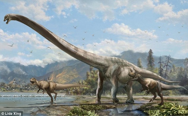 50-foot-long 'dragon' dinosaur species discovered in China