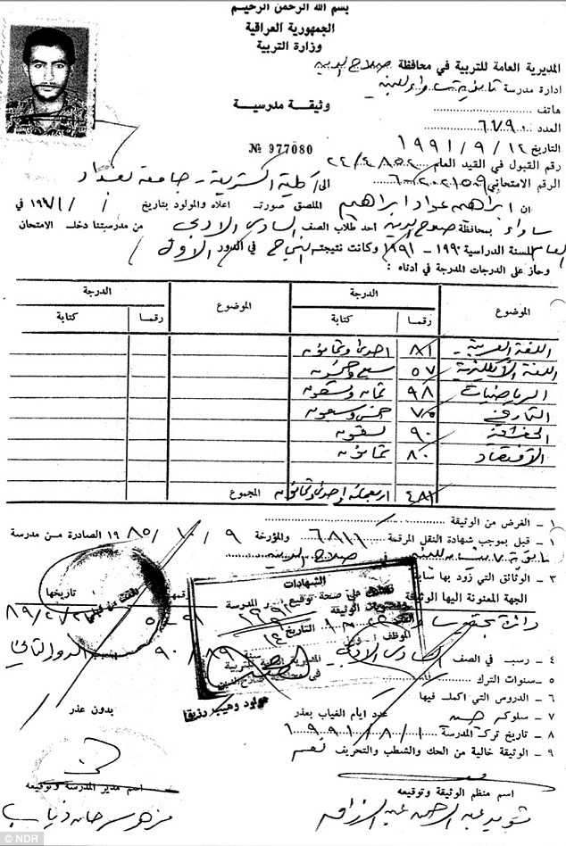 Buku Rapor SMA Baghdadi (Pemimpin ISIS) Menjelaskan Masa Kecil Baghdadi