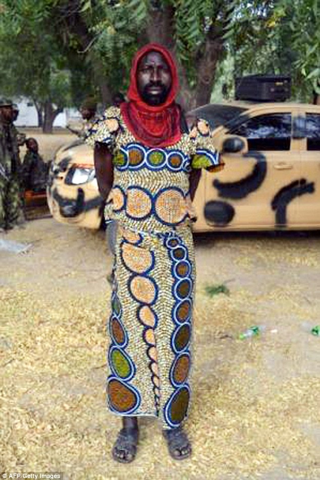 Boko Haram terrorists caught in dress, but not shaving their beards off