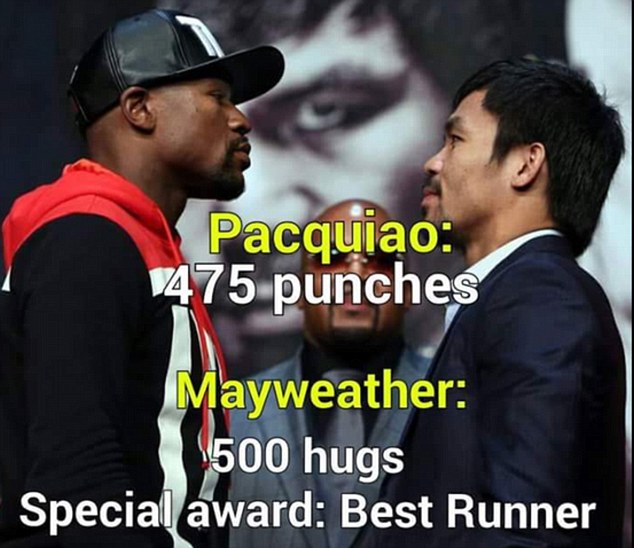 Meme Kocak Sindir Kemenangan Floyd Mayweather