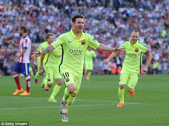 Messi Antar Barcelona Juara La Liga 2014/2015, Real Madrid Runner Up