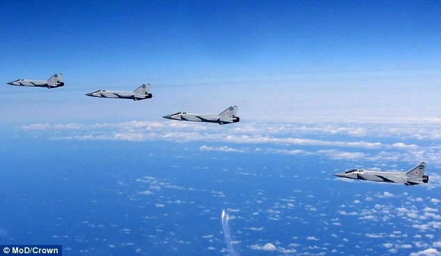 RAF intercept TEN Russian jets in a single mission over Baltic airspace