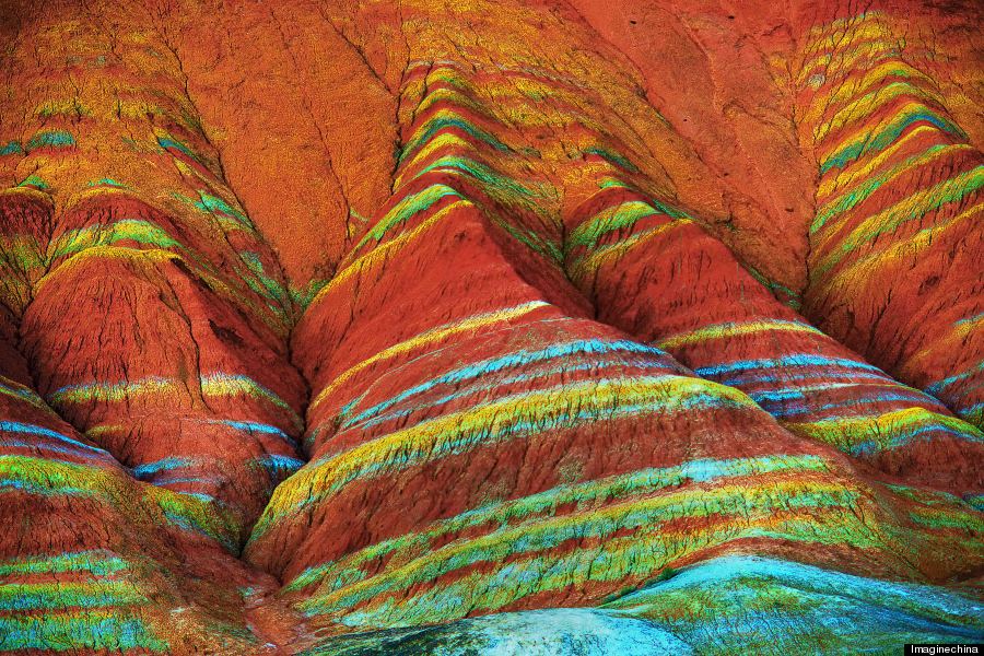 &#91;PICT BWK&#93; Indahnya Pegunungan Pelangi di China's Danxia Landform Geological Park