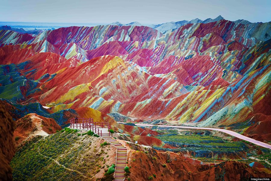 &#91;PICT BWK&#93; Indahnya Pegunungan Pelangi di China's Danxia Landform Geological Park