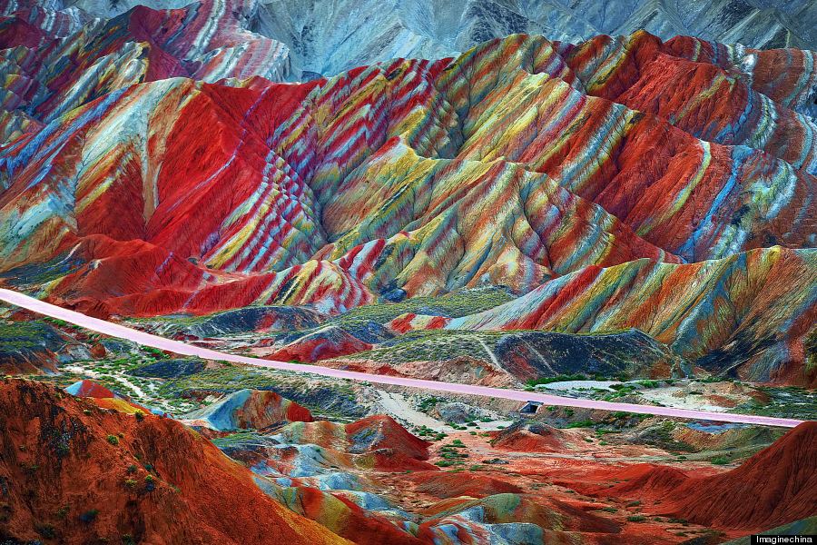 &#91;PICT BWK&#93; Indahnya Pegunungan Pelangi di China's Danxia Landform Geological Park