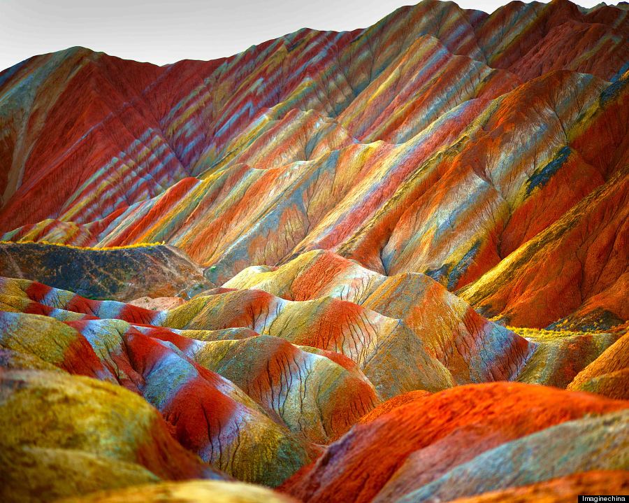&#91;PICT BWK&#93; Indahnya Pegunungan Pelangi di China's Danxia Landform Geological Park
