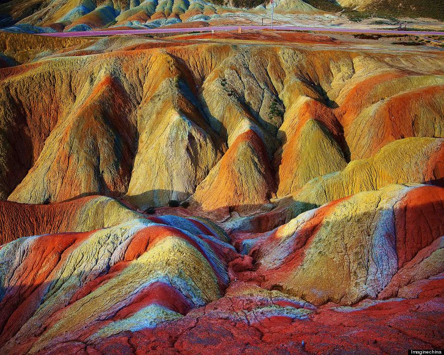 &#91;PICT BWK&#93; Indahnya Pegunungan Pelangi di China's Danxia Landform Geological Park