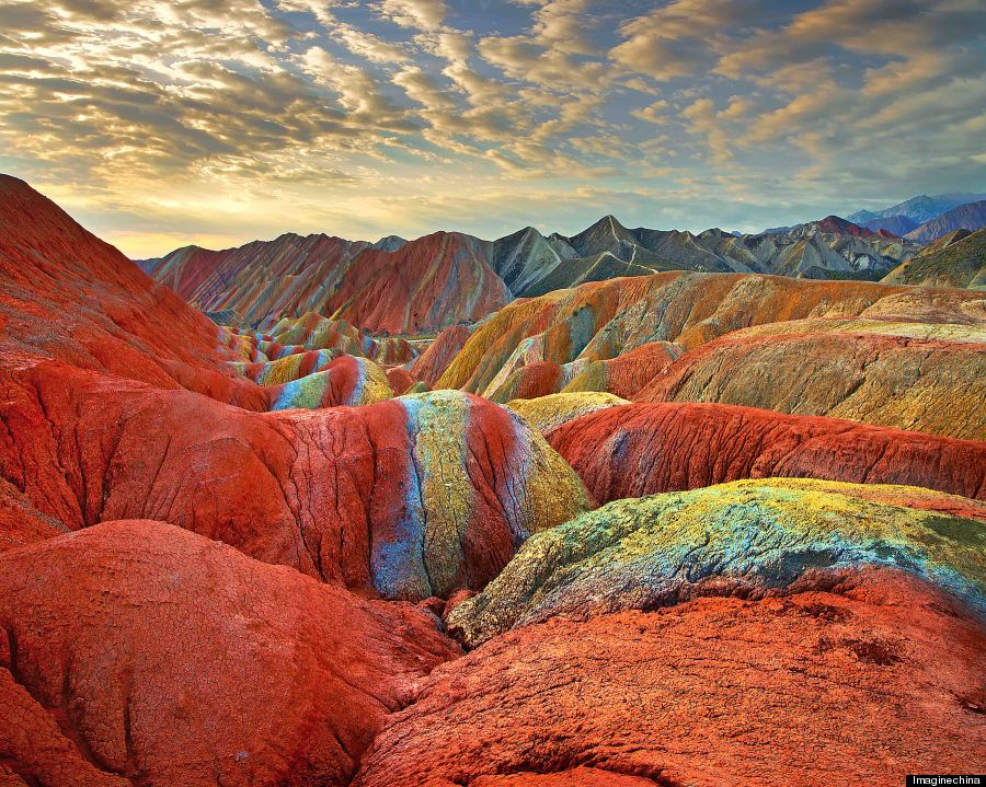 &#91;PICT BWK&#93; Indahnya Pegunungan Pelangi di China's Danxia Landform Geological Park