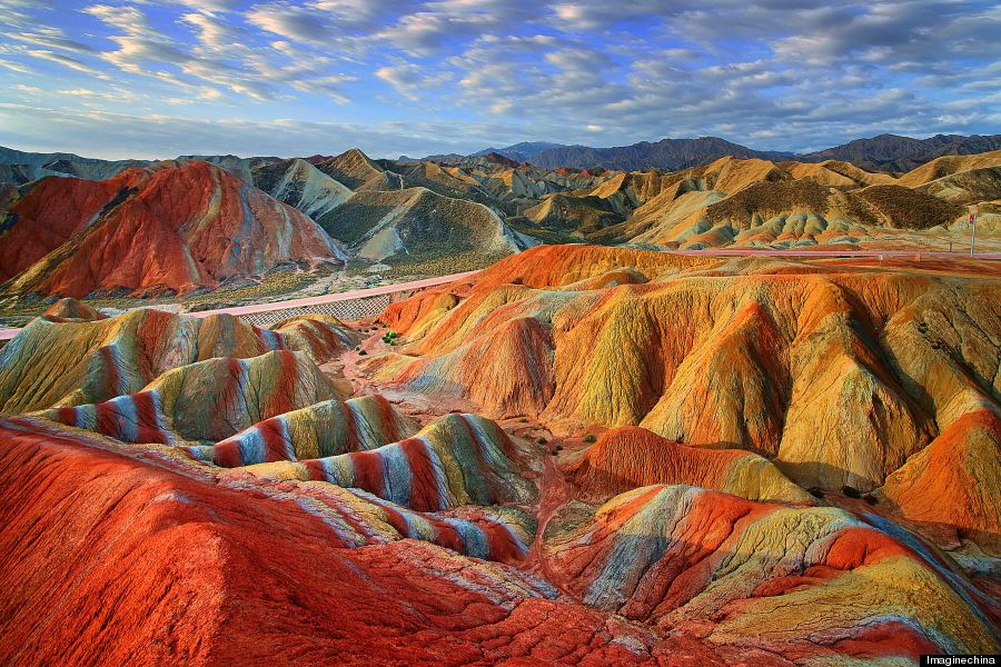&#91;PICT BWK&#93; Indahnya Pegunungan Pelangi di China's Danxia Landform Geological Park