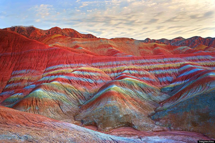 &#91;PICT BWK&#93; Indahnya Pegunungan Pelangi di China's Danxia Landform Geological Park