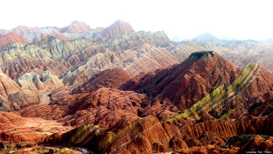 &#91;PICT BWK&#93; Indahnya Pegunungan Pelangi di China's Danxia Landform Geological Park