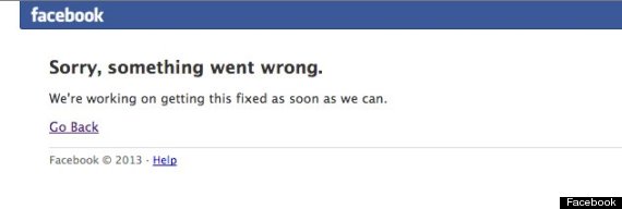 Facebook Down!!