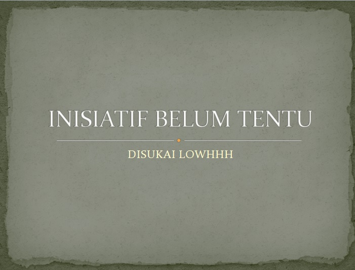 Inisiatif dan Cekatan Belum Tentu disukai oleh Perusahaan lowh - Event FWM