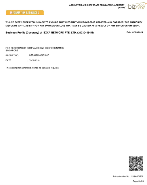 EXXA WALLET | NEW SINGAPORE SMART WALLET