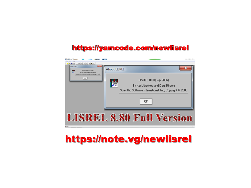 LISREL 8.80 Full Version