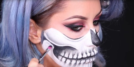 Tutorial Makeup Kerangka Tengkorak Untuk Ide Halloween Menyeramkan