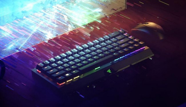 Razer Merilis Keyboard Gaming Ringkas, Razer BlackWidow V3 Mini HyperSpeed Inbox
