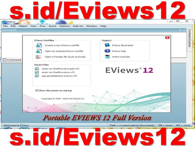 Portable EVIEWS 12 Full Version