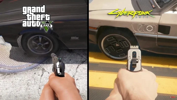 Berikut Perbandingan NPC Cyberpunk 2077 Dengan Grand Theft Auto 5