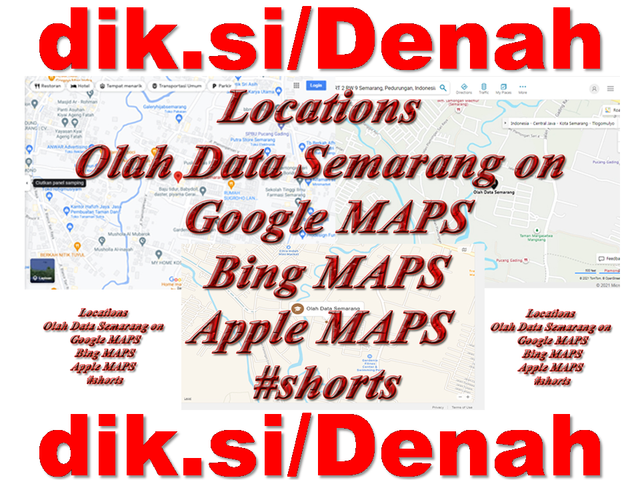 locations-olah-data-semarang-on-google-maps-bing-maps-apple-maps-shorts