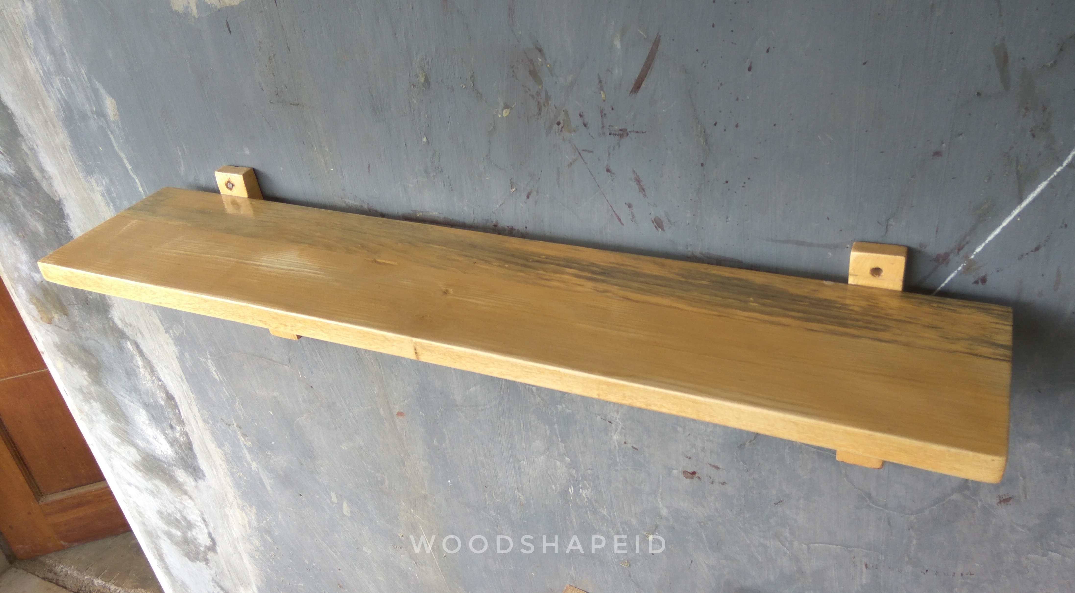 Cara Membuat Rak Dinding Minimalis / Ambalan Dari Kayu Jati Belanda (Bekas Palet)