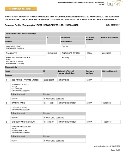 EXXA WALLET | NEW SINGAPORE SMART WALLET