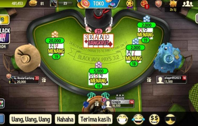 Blackjack, Cara Cepat Untuk Mendapatkan Sejumlah Chip di Governor of Poker 3
