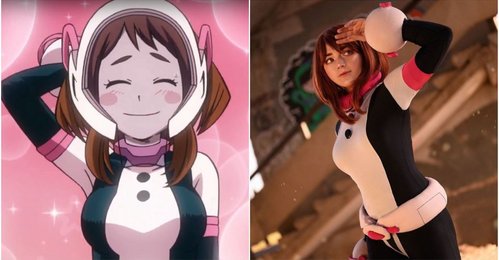 My Hero Academia! 7 Cosplay Ochaco Uraraka yang Benar-Benar Harus Agan Lihat