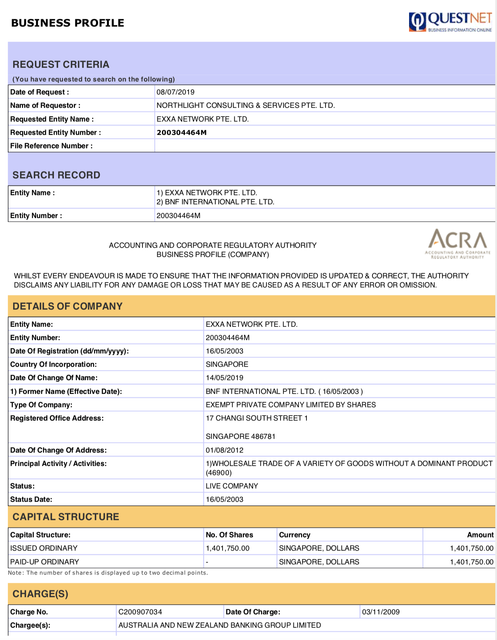 EXXA WALLET | NEW SINGAPORE SMART WALLET