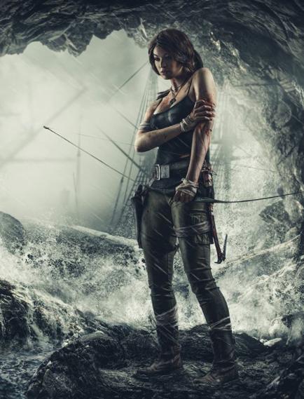 Ada yang Bulat Namun Bukan Tekad, Gadis USA Berdandan Ala Lara Croft dari Tomb Raider