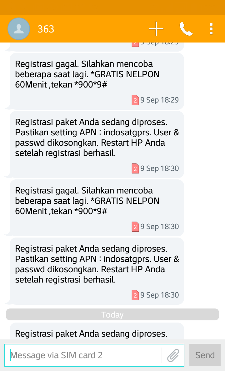 Penyesatan paket Internet Indosat Ooredoo